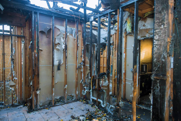 Professional Emergency Fire Cleanup technician working in Kingsville, MD